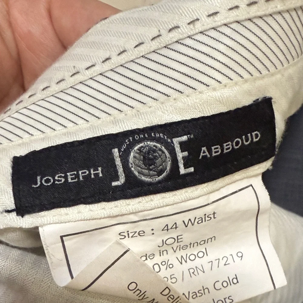 Joseph Abboud Classic Gray Wool Trousers